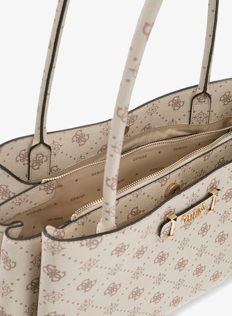 GUESS Carrie Logo  Tote Bag - Image 4